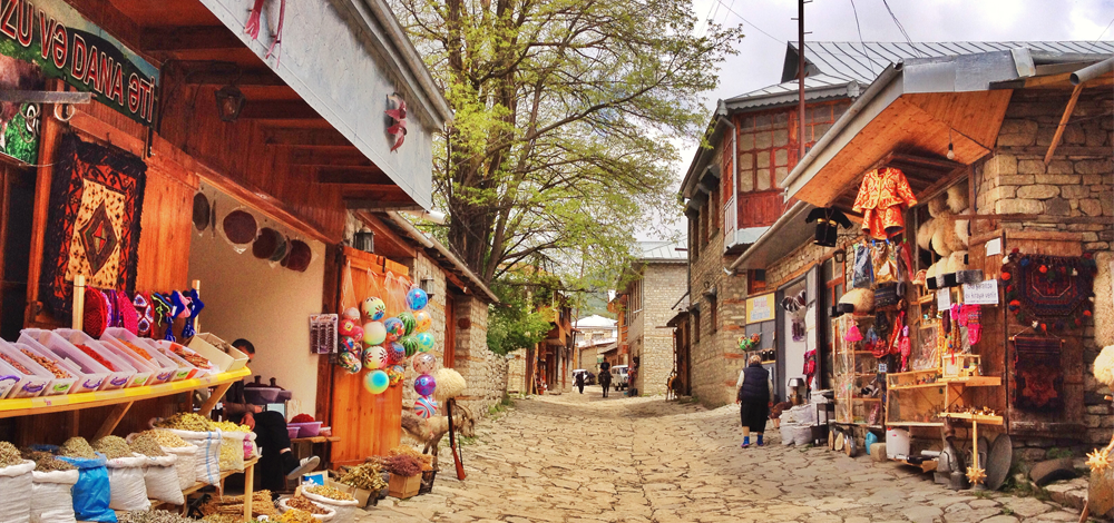 View of Lahij Village